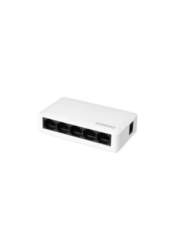 Everest Everlink ESF105 5 Port 10/100 Mbps RTL8305 Chipset Fast Ethernet Masaüst