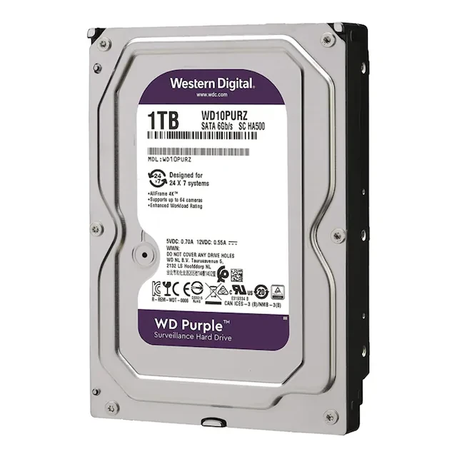 Western Digital WD10EURX-83UY4Y0 3.5" 5400 RPM Sata 1 TB HDD SATA Hard Disk