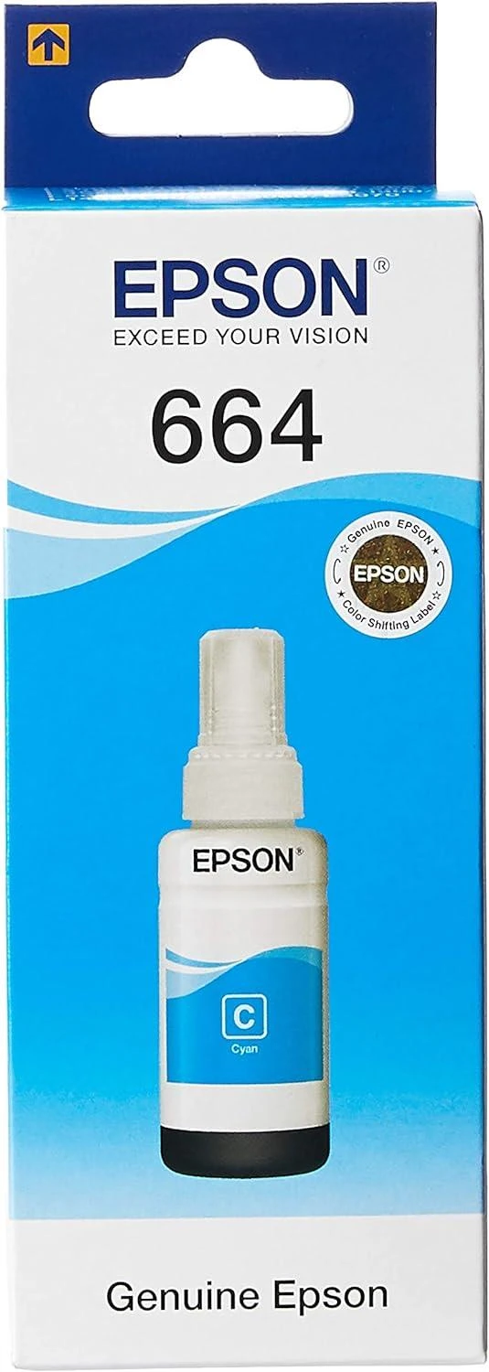 EPSON T66424A Mavi L100/L110/L200/L210/L300/L355/ Mürekkep