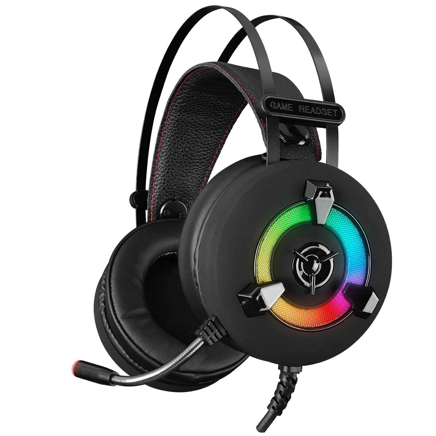 SNOPY MIRACLE X2 PLUS Siyah 7,1 SURROUND RGB IŞIKLI GAMING Mikrofonlu Kulaklık